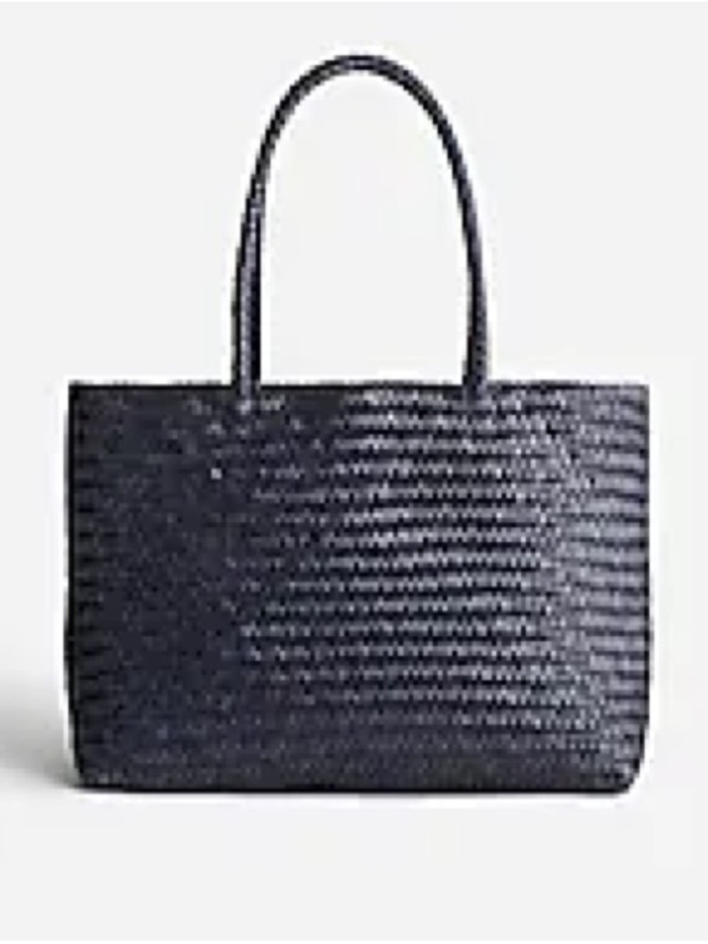 Women’s Madewell Leather Woven Tote Bag New NWT